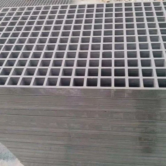 Rejilla pultruida rectangular durable de FRP para la pasarela del piso de la industria