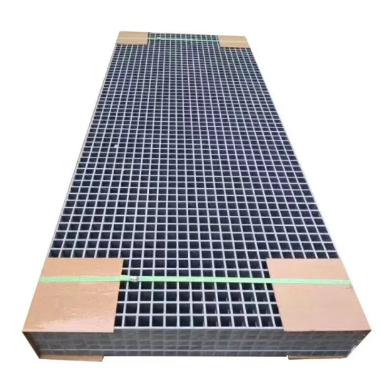 Plataforma de parrilla de piso moldeado compuesto de FRP de alta calidad Rejilla de FRP